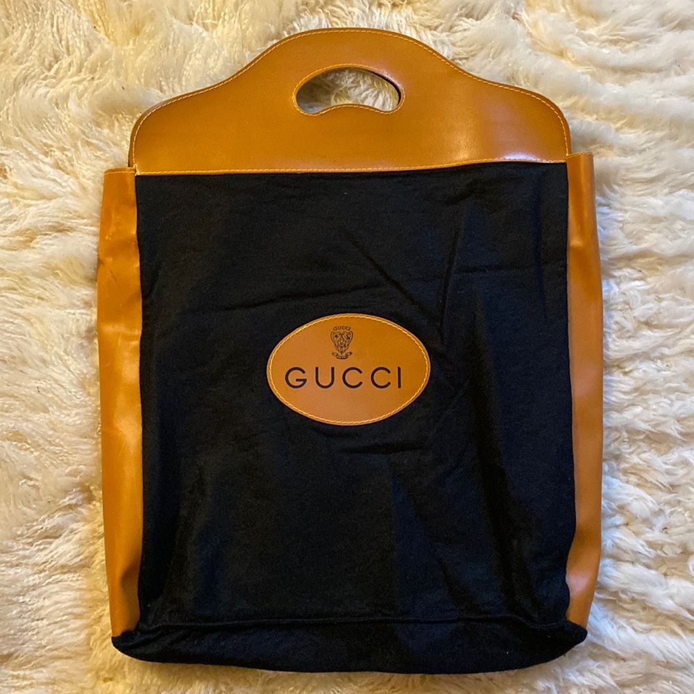 GUCCI VINTAGE FELT TOTE
